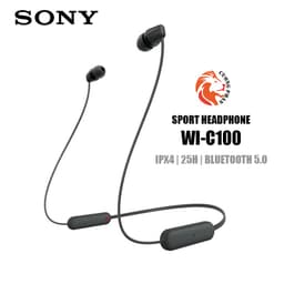Thumbnail Tai Nghe Nhét Tai Bluetooth Chống Nước Sony WI-C100 - DSEE - Pin 25 Giờ - Không Thể Tốt Hơn !! 1