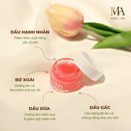 Thumbnail Combo Giảm Thâm Môi Tẩy Da Chết Dưỡng Hồng Môi Mộc An Với 2 Bước Nhanh Chóng 2