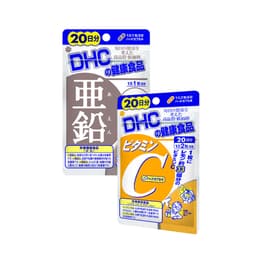 Thumbnail Combo Thực phẩm bảo vệ sức khoẻ DHC VITAMIN C + ZinC (20 ngày) - Dạng viên uống hỗ trợ bổ sung Vitamin C + Kẽm 3