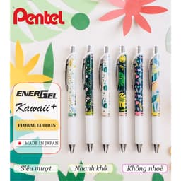 Thumbnail Bút Gel Pentel Energel Kawaii BLN75KW 0.5mm Nhanh Khô 3