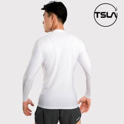 Thumbnail Áo giữ nhiệt nam DEVOPS chất poly co giãn mặc lót trong đá bóng rổ work out bơi chạy bộ DET1003 3