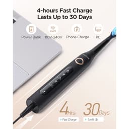 Thumbnail Combo Dụng cụ đánh răng và bàn chải đánh răng điện Fairywill 507 5020E 4