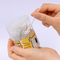 Thumbnail Bông Tăm Trẻ Em Moby Baby An Toàn Chuyên Dụng Cho Trẻ Sơ Sinh (150 chiếc/hộp) 1