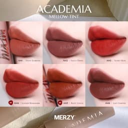 Thumbnail Son kem siêu lì, chuẩn màu, mịn mướt như bơ Merzy Academia Mellow Tint 4g 2