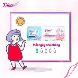 Thumbnail Bộ 6 gói băng vệ sinh Diana SenSi Cool Fresh siêu mỏng cánh gói 8 miếng 2