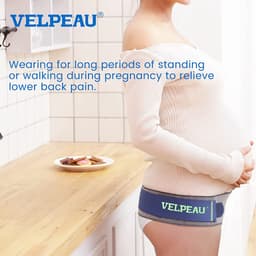Thumbnail VELPEAU Sacroiliac Belt Đai Si Hỗ Trợ Lưng Dưới Si Khớp Xương Chậu Hông Và Đau Thần Kinh Tọa Đai Trochanter Hỗ Trợ Bà Bầu Khi Mang Thai- Có Thể Điều Chỉnh Chống Trơn Trượt & Chống Vón 3