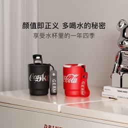 Thumbnail Cốc giữ nhiệt germ Coca-Cola lớp bên trong thép không gỉ 316 390ml 3