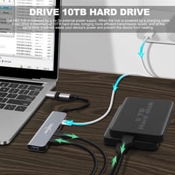 Thumbnail Hub USB 3.0 GOOJODOQ Type C  5 trong 1 mở rộng kết nối thích hợp cho PC/ laptop/ điện thoại/ Macbook 2