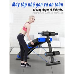 Thumbnail BG- Ghế tập bụng đa chức năng Thiết bị tập thể dục tại nhà,có thể gấp gọn dùng tại nhà ghế băng 4
