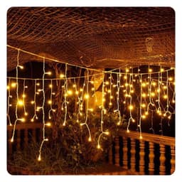 Thumbnail Đèn nháy thả rèm Energy Green Lighting trang trí 8 chế độ DL456 Ngang 4,5 mét 19 dây thả xuống 40,50,60 cm Có đầu nối 1