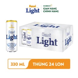 Thumbnail COMBO 2 Thùng 24 lon Bia Hanoi Light – HABECO (330ml/lon) 1