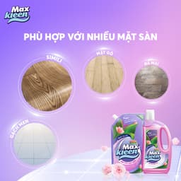 Thumbnail Combo Nước Lau Sàn MaxKleen Hương Ngàn Hoa Ngọt Ngào: Chai 1kg + Túi 1kg 2