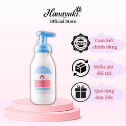 Thumbnail Sữa Tắm Em Bé Hanayuki Baby Top Toe Wash Trắng Da Dưỡng Ẩm Hanayuki Chính Hãng 1