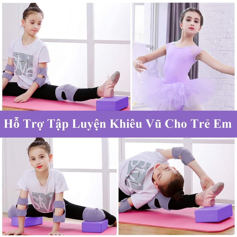 Ảnh Gối Tập Yoga Chọn Màu Chính Hãng Amalife Cao Cấp – Gạch Tập Yoga Loại Nặng 190gram 4