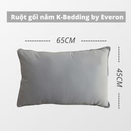 Thumbnail Ruột gối nằm K-Bedding By Everon kích thước 45x65cm - Gòn lông vũ, gối nằm thấp, màu ngẫu nhiên 3