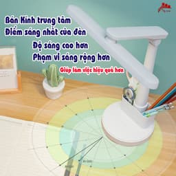 Thumbnail Đèn học chống cận, Sipanic để bàn tích điện cảm ứng 3 chế độ ánh sáng bảo vệ mắt 4