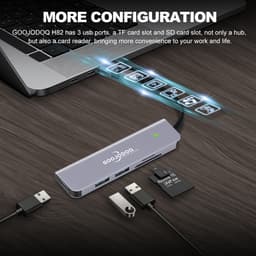 Thumbnail Hub USB 3.0 GOOJODOQ Type C  5 trong 1 mở rộng kết nối thích hợp cho PC/ laptop/ điện thoại/ Macbook 3