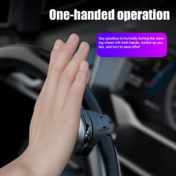 Thumbnail Tay Cầm Lái Xe Hơi EKLEVA Xoay 360 Độ Bằng Kim Loại Tiện Dụng 3