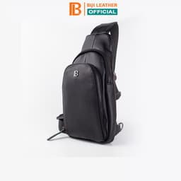 Thumbnail Túi đeo chéo nam da bò Nappa Venus DC108 - Bụi leather - Bảo hành 12 tháng 1