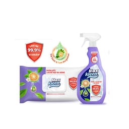 Thumbnail Combo MaxKleen: Nước Lau Bề Mặt Đa Năng 520ml + Khăn Ướt Lau Bề Mặt Đa Năng 30 miếng 1