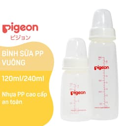 Thumbnail Bình Sữa PP Vuông Pigeon Flexible 120ml/240ml 1