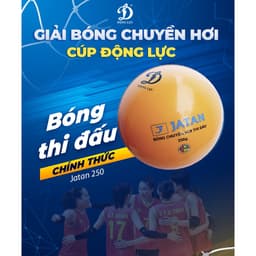 Thumbnail Quả bóng chuyền hơi Động Lực Jatan 200/250g - Banh bóng chuyền hơi Động Lực chính hãng 2