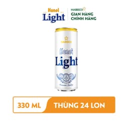 Thumbnail COMBO 2 Thùng 24 lon Bia Hanoi Light – HABECO (330ml/lon) 2