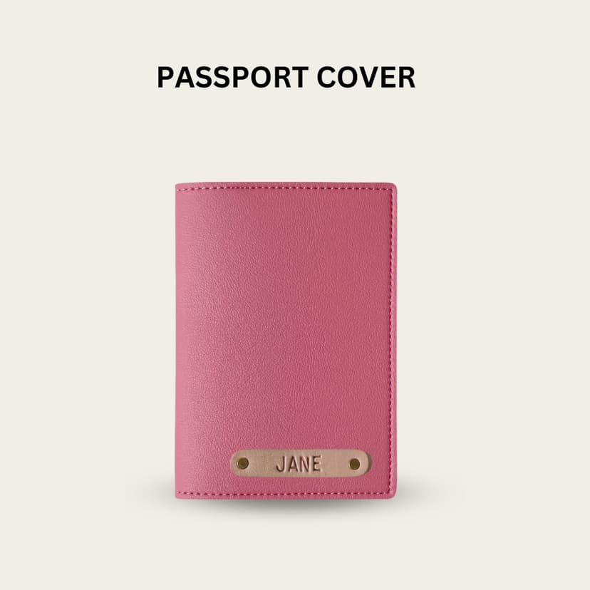 Ảnh Vỏ hộ chiếu Vuông Shop®️ da pu với nhiều màu sắc kèm tag tên theo yêu cầu passport cover 1
