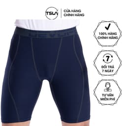 Thumbnail Quần legging giữ nhiệt thể thao thun ôm đùi short tập gym bó cơ pro combat đá bóng rổ TSLA DEL1004 1
