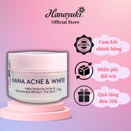 Thumbnail Kem Dưỡng Giảm Mụn, Ngăn Ngừa Vết Thâm Và Ngăn Mụn Tái Phát, Kem Hanayuki Dưỡng Da Giảm Mụn Chính Hãng 3