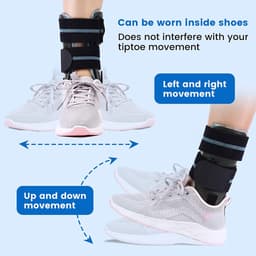 Thumbnail Đai nẹp mắt cá chân VELPEAU hỗ trợ bó bột sau phẫu thuật bảo vệ chấn thương bong gân điều chỉnh được 3