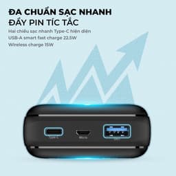 Thumbnail Pin sạc dự phòng Energizer 20000mAh/ 3.7V - 3 cổng sạc ra tiện lợi, tích hợp sạc nhanh hai chiều 3