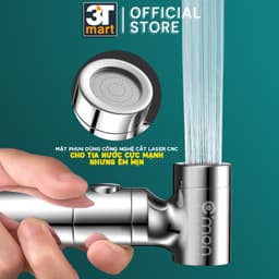 Thumbnail Vòi xịt vệ sinh tăng áp LỌC và TÙY CHỈNH ÁP LỰC NƯỚC cao cấp C'MON VX-06 (lọc) 4