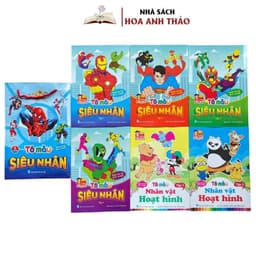 Thumbnail Sách - Tô Màu Siêu Nhân Công Chúa Dành Cho Bé Từ 3 Tuổi (Bộ 6 Quyển ) 3