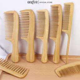 Thumbnail Lược chải tóc ONGTRE bằng tre cao cấp, dùng cho resort khách sạn 2