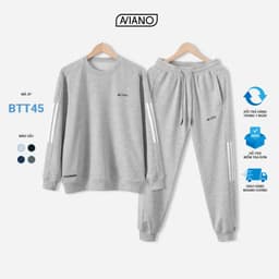 Thumbnail Bộ Nỉ Thể Thao Thời Trang Thiết Kế Năng Động Trẻ Trung Cao Cấp ZERO 2