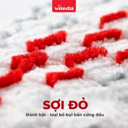Thumbnail Cây lau nhà phun nước Vileda Promist Max tích hợp 2 tính năng, bông lau Powerzone quét sạch vết bẩn 3