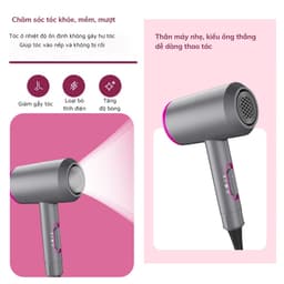 Thumbnail Máy Sấy Tóc Nanomax D087 Sấy 2 Chiều Nóng Lạnh, Công Suất 2000w Nhanh Khô, 3 Tốc Độ Sấy, Thiết Kế Chuẩn Salon 4