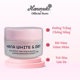 Thumbnail Kem Dưỡng Trắng Da Ngày & Đêm Hanayuki Chính Hãng 4