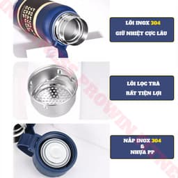 Thumbnail Bình giữ nhiệt đựng nước trong tập luyện thể thao văn phòng Prowin chất liệu inox 304 an toàn tiện lợi 4