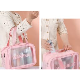 Thumbnail Túi Đựng mỹ Phẩm Hai Ngăn Bamozo Washbag Có Tay Cầm Tiện Dụng 4