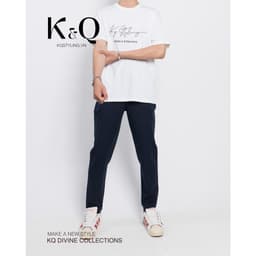 Thumbnail Quần ống suông KQSTYLING kaki co giãn cao cấp xám tiêu 3