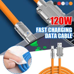 Thumbnail Cáp sạc nhanh HdoorLink đồng bộ dữ liệu usb loại C 60W 120W 6A cho điện thoại Android 2
