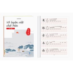 Thumbnail Sách -Combo:Vở luyện viết các nét cơ bản+214 bộ thủ trong tiếng trung 2