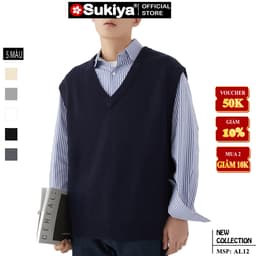 Thumbnail Áo Len Nam GhiLe SUKIYA Cộc Tay Chất Len Lông Cừu Mềm Mịn Đủ Size Mẫu Mới Nhất 2024 AL43 2