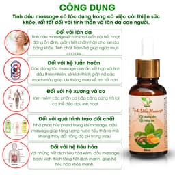 Thumbnail Tinh dầu Massage dưỡng ẩm trắng da TAMAS, thành phần từ tinh dầu thiên nhiên, giúp dưỡng trắng da, cải thiện sức khoẻ 2