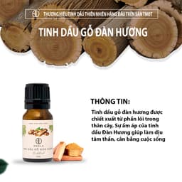 Thumbnail Tinh dầu thiên nhiên PROLA Hương Gỗ Đàn Hương Sandal Wood nguyên chất cao cấp 2