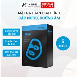 Thumbnail Mặt nạ than hoạt tính cấp nước, dưỡng ẩm Timeless Truth Mask - Black Hydra Intense (30ml x 5 miếng) 1