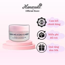 Thumbnail Kem Nám Dưỡng Ẩm Da Mặt - Kem Dưỡng Trắng Da Hanayuki Chính Hãng 15g 1