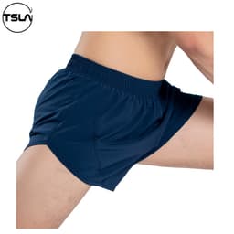 Thumbnail Quần Đùi Nam 2 lớp Thể Thao chất vải gió chun mềm mại tích hợp quần sịp chạy bộ yoga TSR2016 2